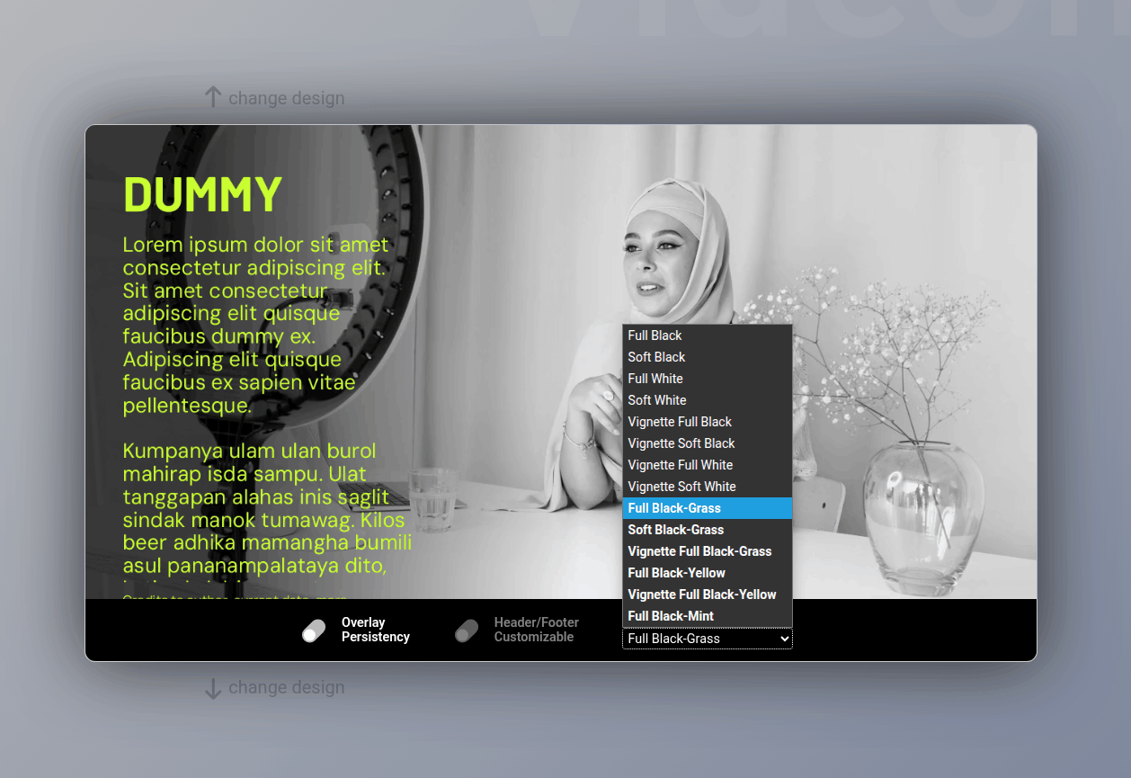Choose from Different Templates
